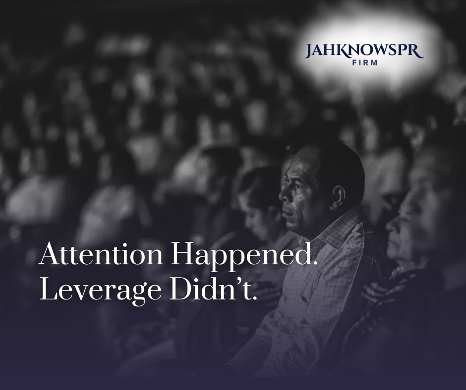 Attention Happened. Leverage Didn’t.
